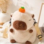 mochila pelucia capivara passeio e lazer